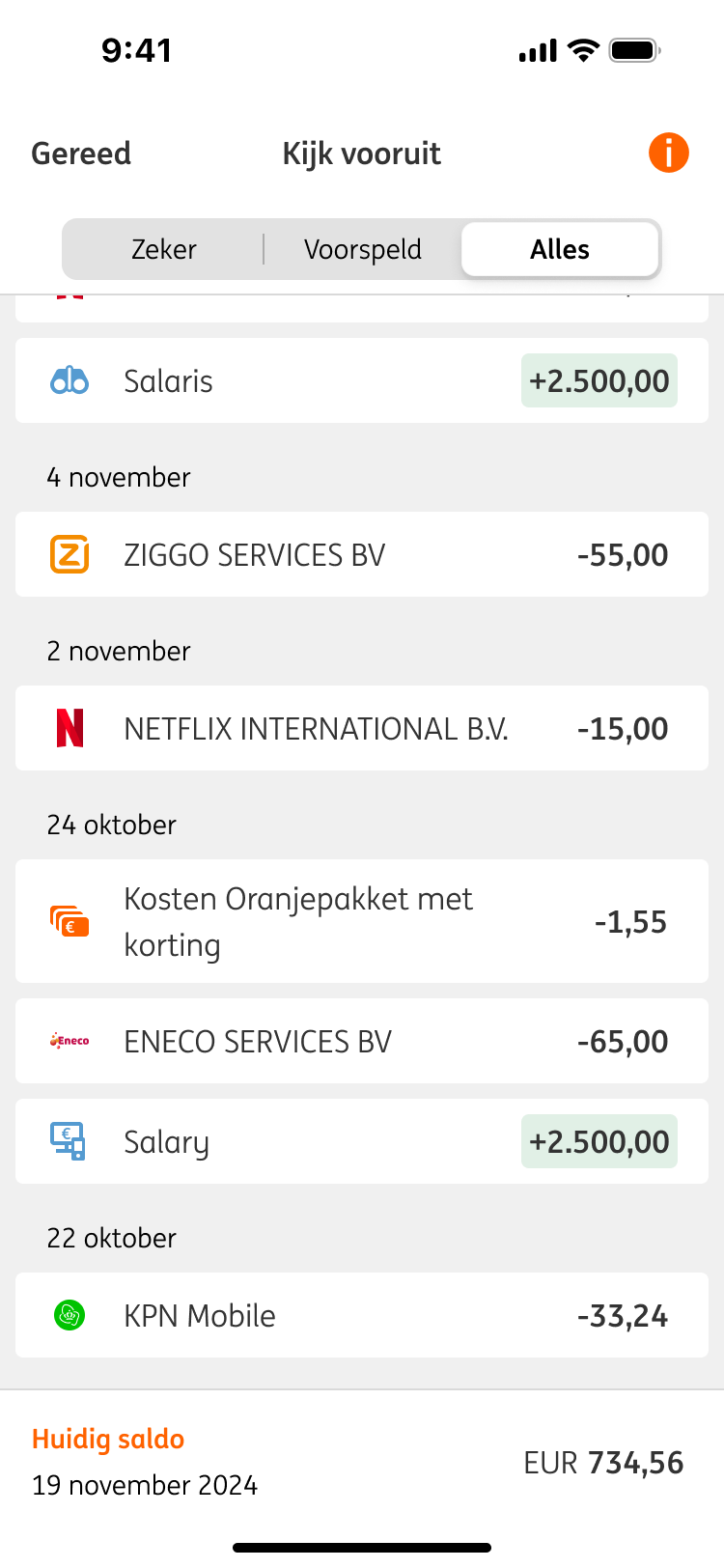 hoeveel kost een bankrekening